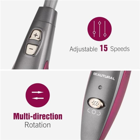 Professional Manicure and Pedicure Set Kit, Upgraded Electric Nail Drill Machine - Picture 2 of 7